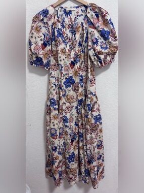 Ulla Johnson Carina floral print midi dress